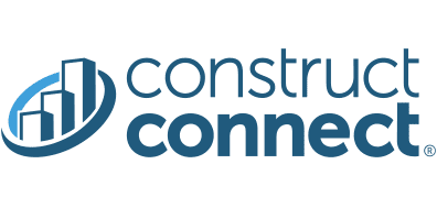 ConstructConnect logo, the subcontractor bid-submission portal